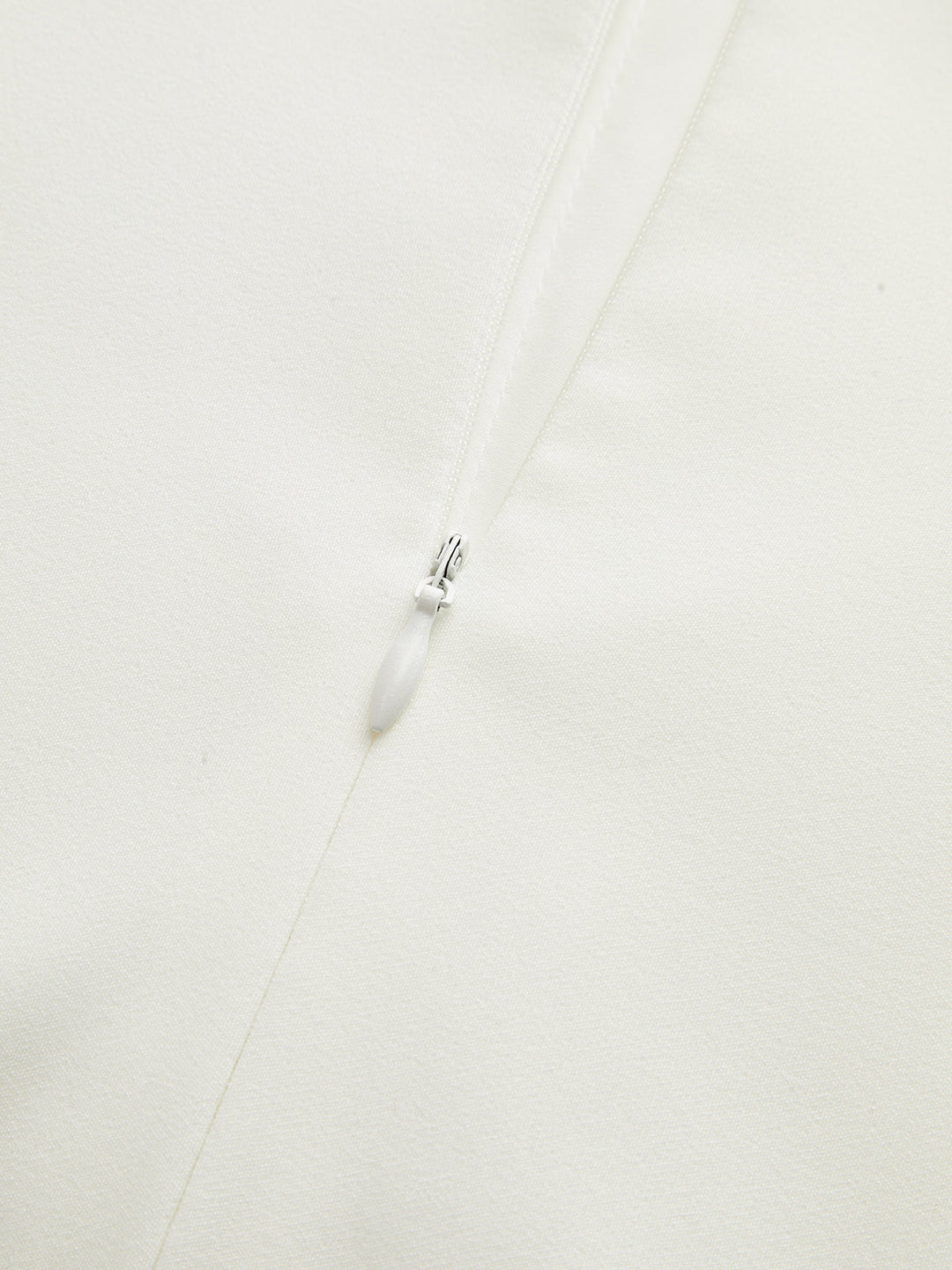 Pleated Hem Mock Neck Mini Dress